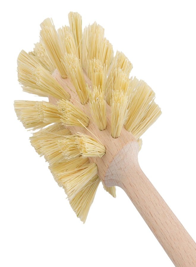 HAKZEON 4 Pack Wood Bottle Brush 14 Inch Extra Long Beechwood Handle and Sisal Bristles, Kitchen Bottle Brush for Scrubs Wide Mouth Jars, Cups, Tumblers, Dishes, Vases - Image 3